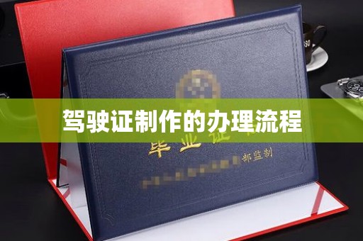 望谟驾驶证制作的办理流程