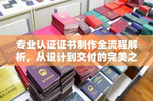 望谟专业认证证书制作全流程解析，从设计到交付的完美之旅