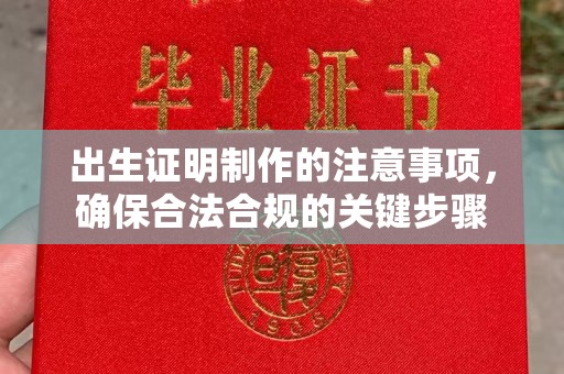 望谟出生证明制作的注意事项，确保合法合规的关键步骤