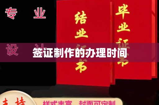 望谟签证制作的办理时间
