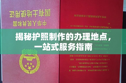 望谟揭秘护照制作的办理地点，一站式服务指南