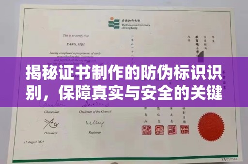 望谟揭秘证书制作的防伪标识识别，保障真实与安全的关键