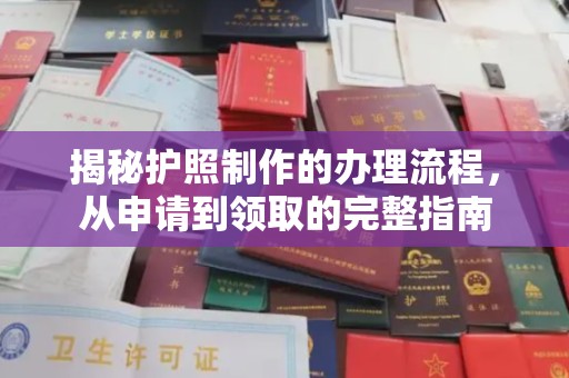 望谟揭秘护照制作的办理流程，从申请到领取的完整指南