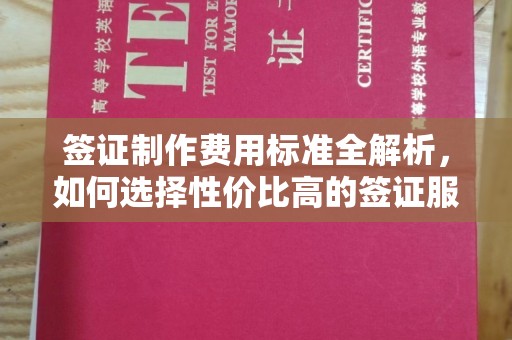 望谟签证制作费用标准全解析，如何选择性价比高的签证服务？