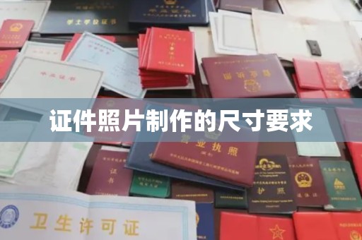 望谟证件照片制作的尺寸要求